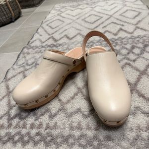 J. Crew convertible off-white clog